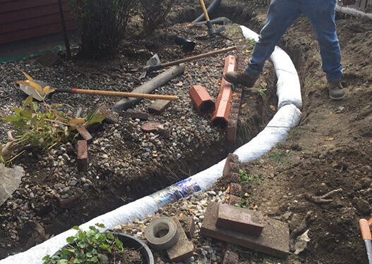 drainage pipe installation - waltham - waltham